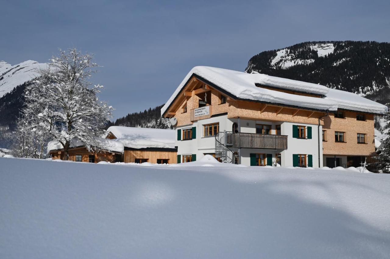 Апартаменты Haus Bergquell Au (Vorarlberg) Экстерьер фото